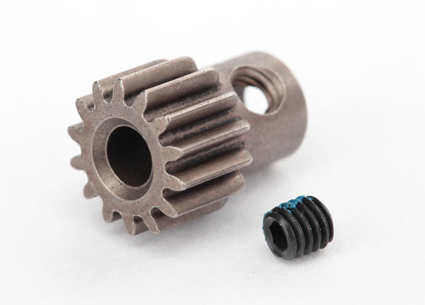 Traxxas 2427 Engranaje, piñón de 14 dientes (paso 48)/tornillo de fijación