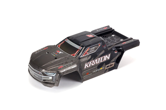 ARRMA ARA406159 KRATON 1/8TH EXB PAINTED DECALED TRIMMED BODY (BLACK)