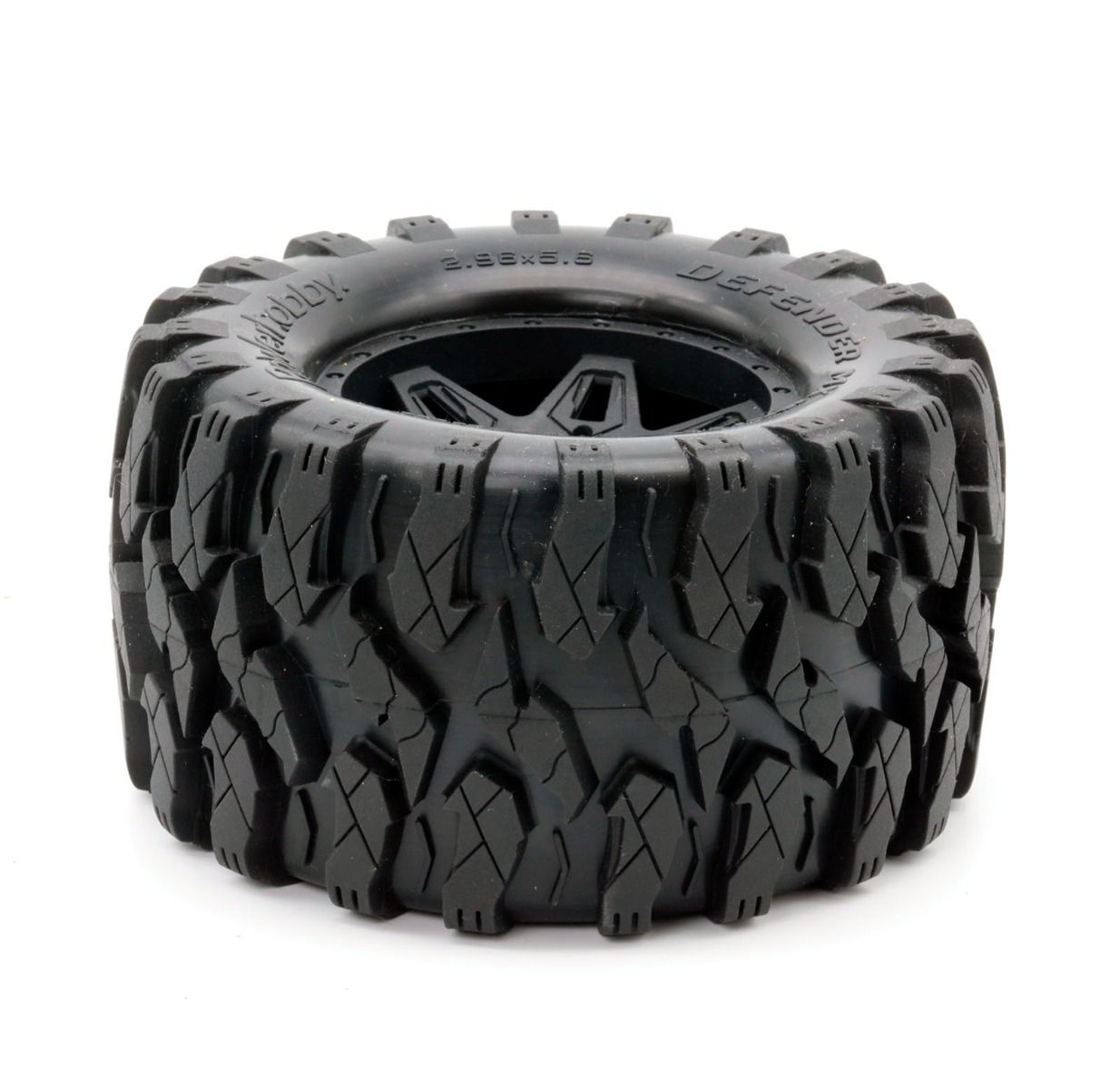 Powerhobby PHT2383 Defender MX Belted All Terrain Tires Mounted 17mm TraxxasMaxx