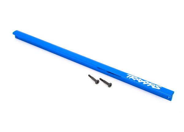 Traxxas 9523X Soporte de chasis (barra en T), aluminio 6061-T6 (anodizado en azul)/3x16 SS