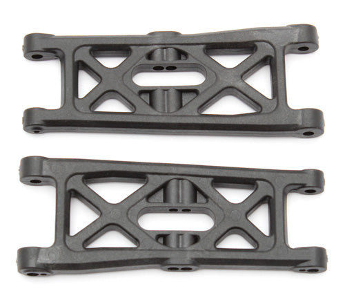 Team Associated 91399 Factory Team Juego de brazos delanteros "planos" (duros)