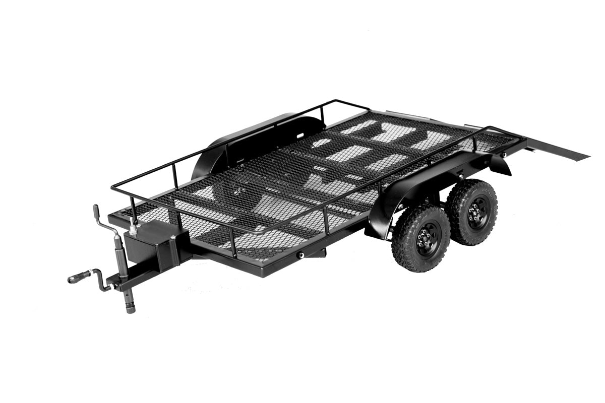RACERS EDGE RCEPRO1500  1/10 Scale Full Metal Trailer with LED Lights