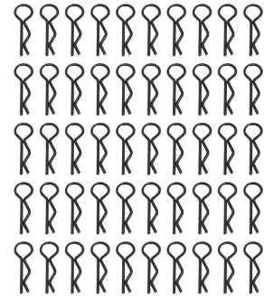 IRonManRc 1/10 SCALE STEEL BODYS PINS (50) PACK Black