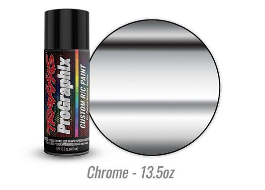 TRAXXAS Body paint, ProGraphix™, chrome (13.5oz)