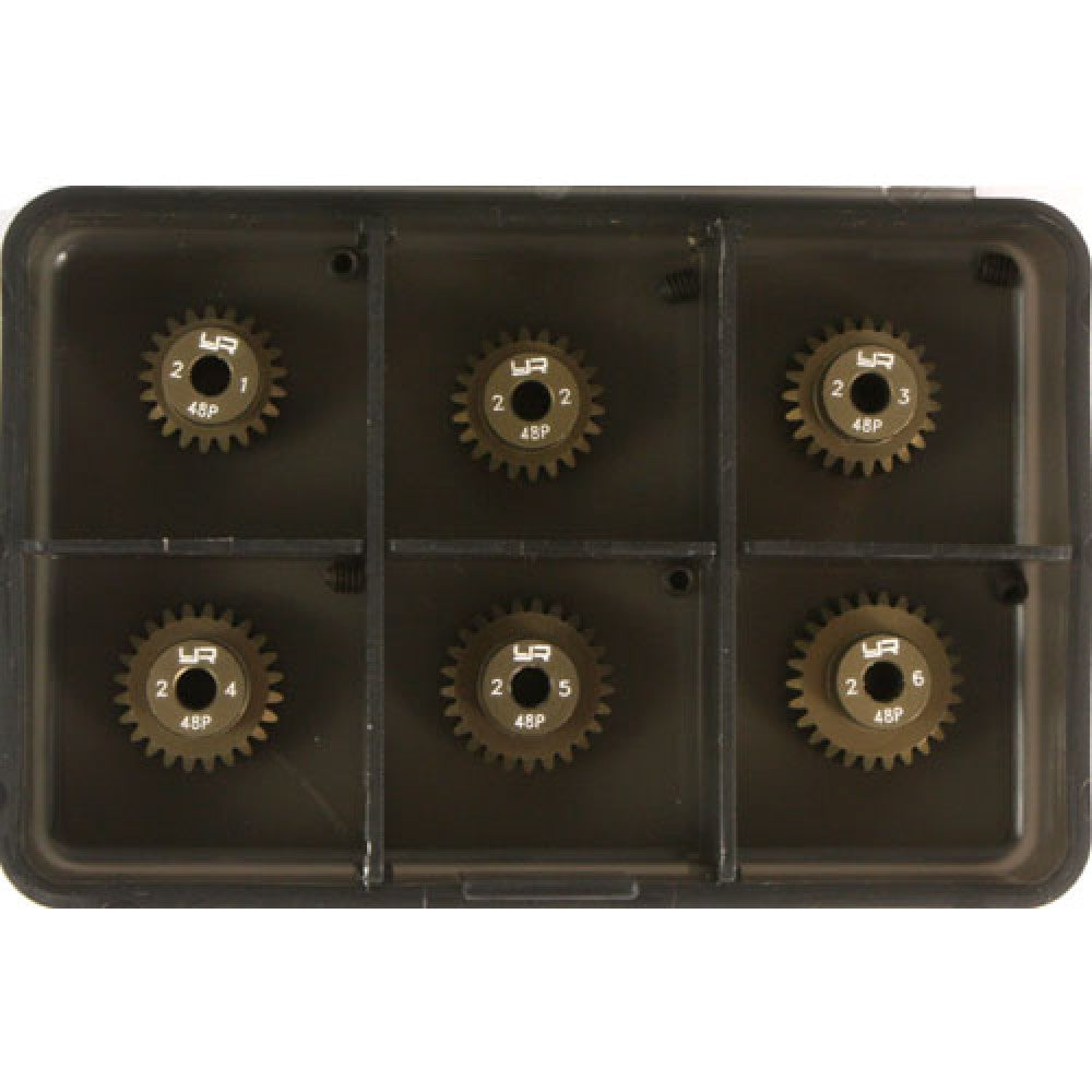 Yeah Racing MG-48027-032 Pinion Gear Super Hard Combo set (48P 27T-32T 6pcs )