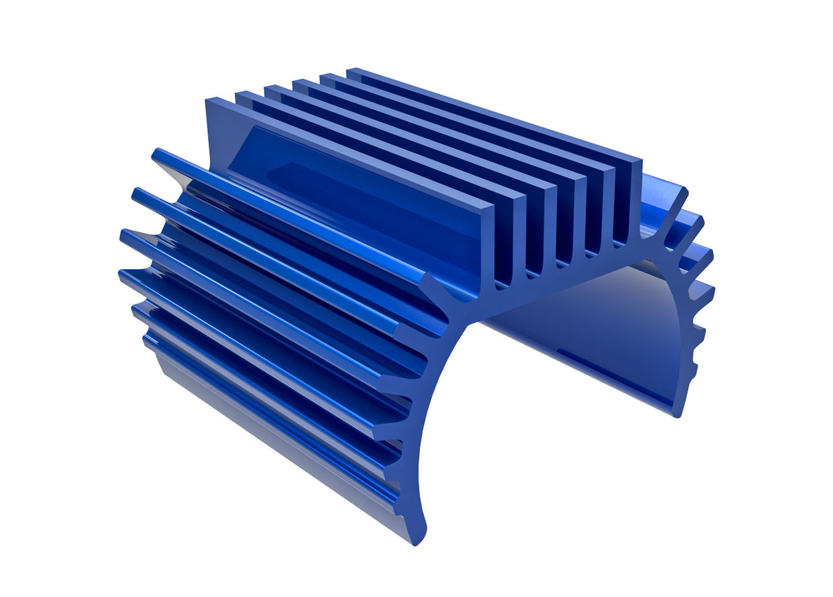 Dissipateur thermique bleu Traxxas 9793, moteur Titan® 87T (aluminium 6061-T6, anodisé bleu)