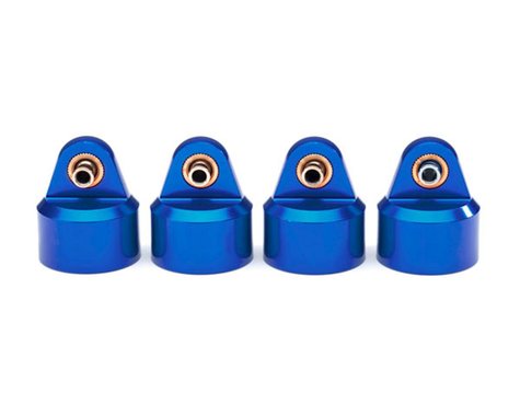 Traxxas 8964X GT-Maxx Capuchons d'amortisseur en aluminium (bleu) (4)