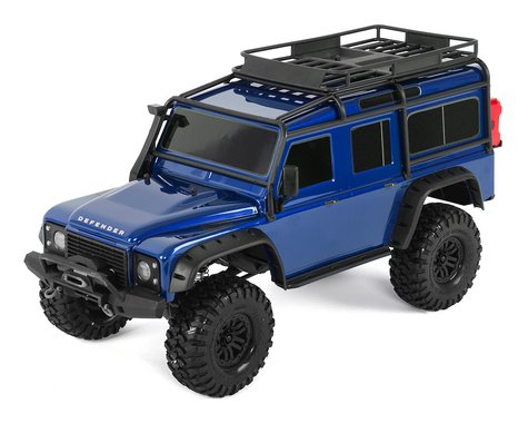 Traxxas82056-4-BLUE TRX-4 Trail Rock Crawler à l'échelle 1/10 avec Land Rover Defender