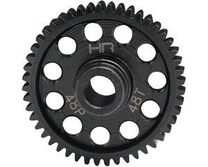 HOT RACING Speed Run Steel Spur Gear, 48 Tooth/48 Pitch, for Traxxas 4 Tec 2