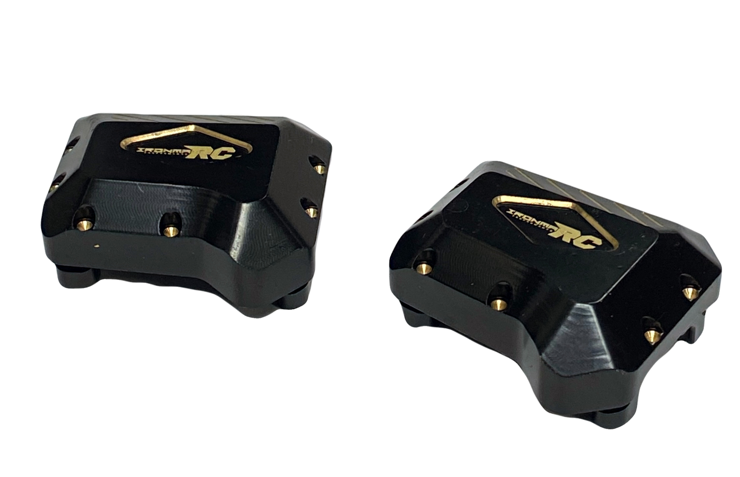 IronManRc TRX-4 COUVERCLE D'ESSIEU AVANT ARRIÈRE EN LAITON NOIR