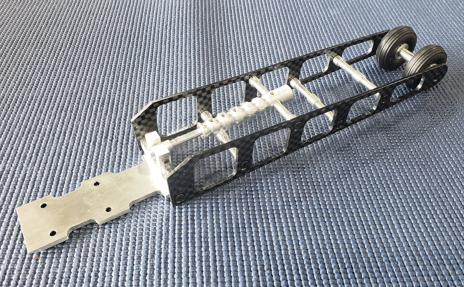 Hobao GTB/GTLE escala 1/8 Drag Racing DUAL Wheelie Bar 12 pulgadas estilo riel