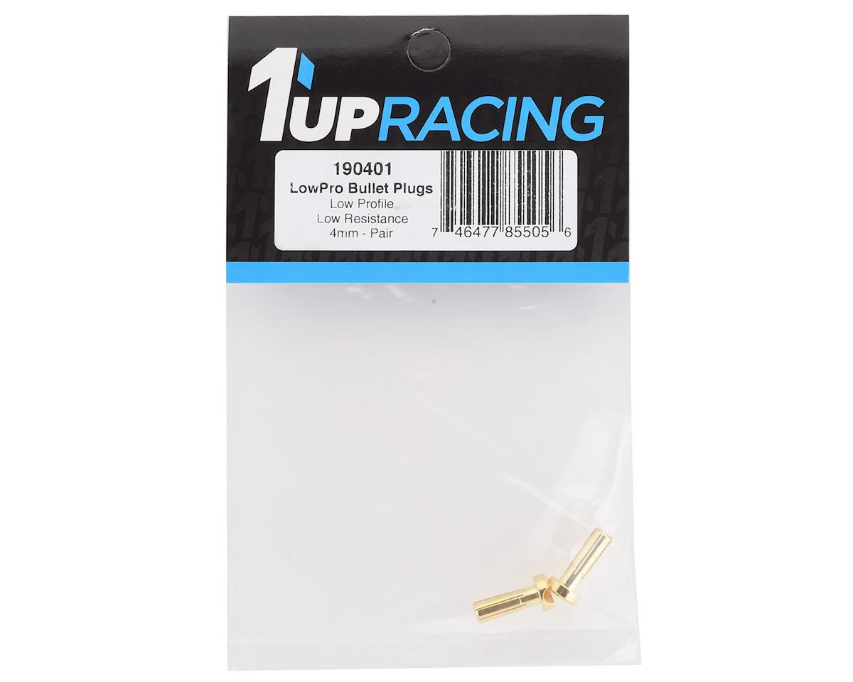 1UP Racing 190401 4mm LowPro Bullet Plugs (2)