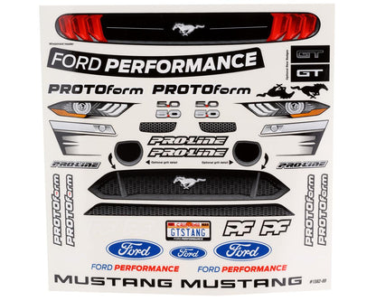 Protoform 1582-00 2021 Ford Mustang GT Body (Clear) (Vendetta/Infraction Mega)