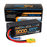 Batterie Lipo graphène Powerhobby 4S 15,2 V 9000 mah 120c avec prise XT90
