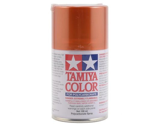 Tamiya PS-61 Pintura en aerosol Lexan naranja metalizado (100 ml)