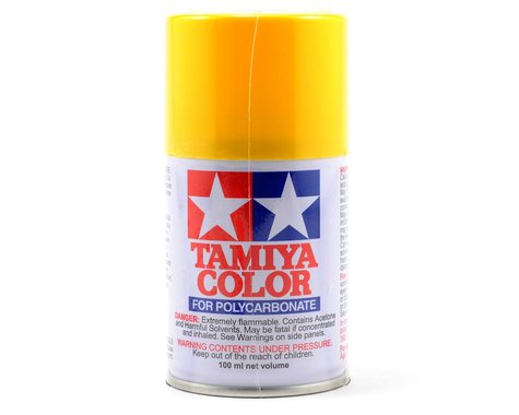 Pintura en aerosol Tamiya PS-6 Lexan amarilla (100 ml)