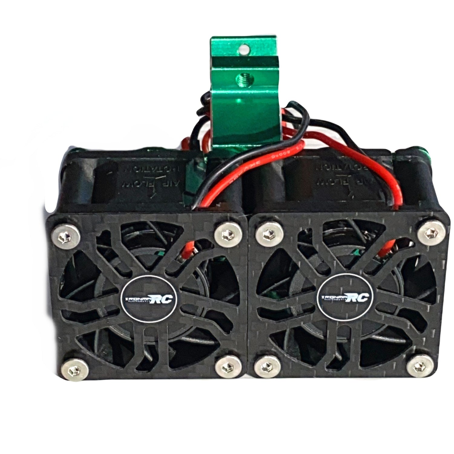 IronManRc VERDE 1/8 1515 VENTILADORES DE MOTOR DUAL DYNASTY HV