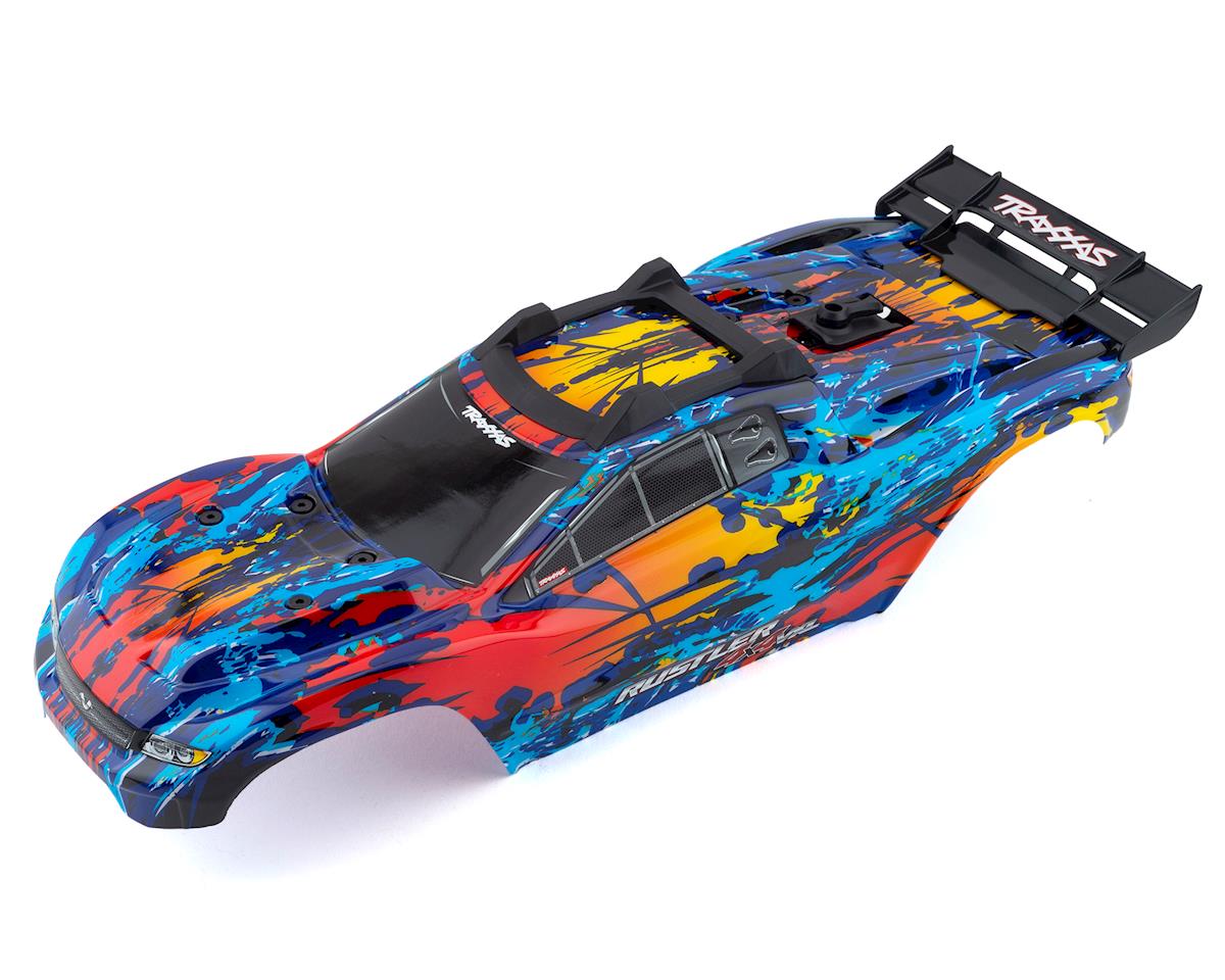 Traxxas 6717R Rustler 4X4 VXL Pre-Painted Body (Red)