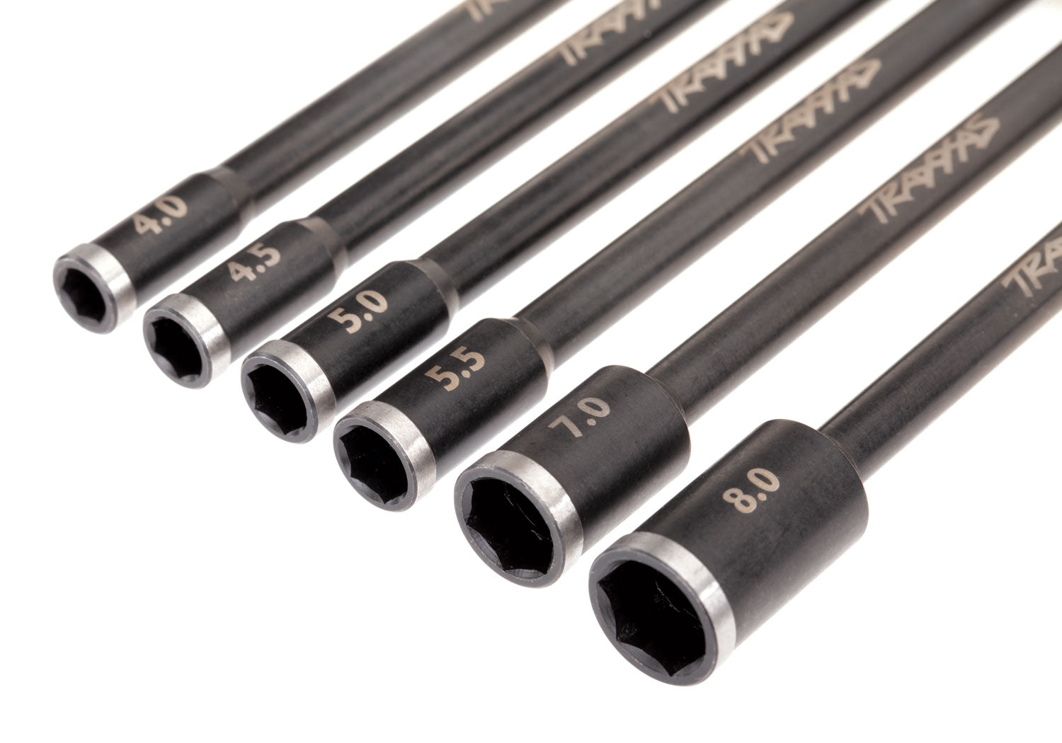 Traxxas 8719 6-Piece Metric Nut Driver Master Set w/Carrying Case (4.0mm, 4.5mm,