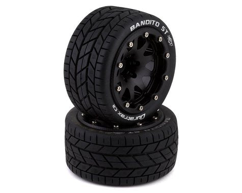 DuraTrax DTXC5531 Bandito ST Belted 2.8" Mounted Truck Tires (2) (.5 Offset)