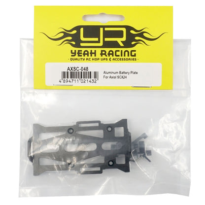 YEAH RACING ALUMINUM BATTERY PLATE FOR AXIAL SCX24