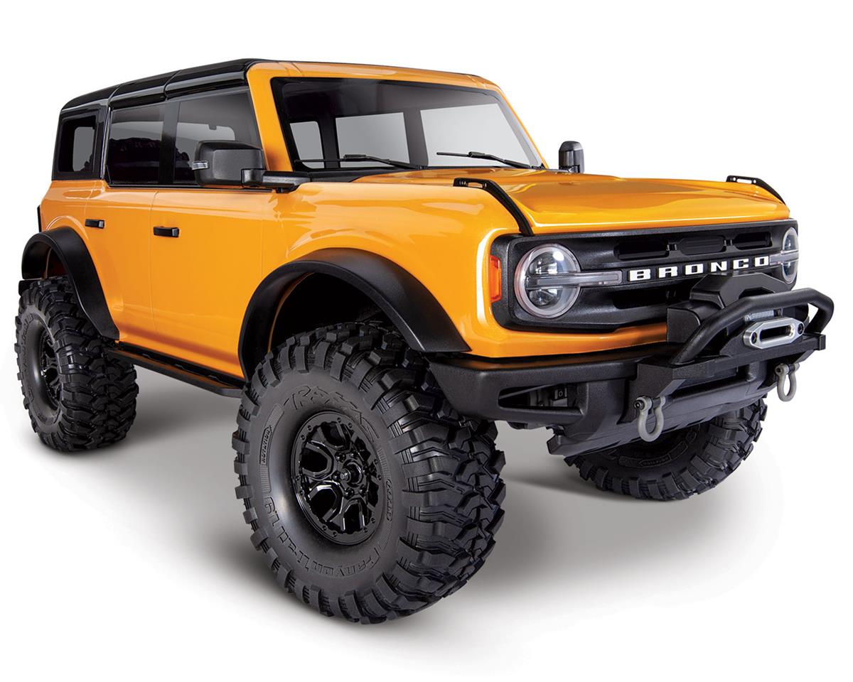 Traxxas 92076-4 TRX-4 1/10 Trail Crawler Truck w/2021 Ford Bronco Body (Orange)