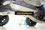 Traxxas X MAXX Protector de chasis de acero Armadura protectora Placa de deslizamiento delantera y trasera