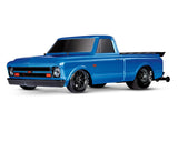 Traxxas 94076-4 BLUE Drag Slash 1/10 2WD RTR No Prep Truck w/1967 Chevrolet C10