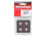 Traxxas 7758R Sledge/X-Maxx/E-Revo VXL 17mm Splined Wheel Nut (Red) (4)