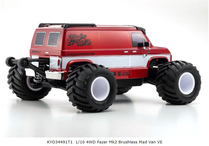 KYOSHO 34491T1 /10 4WD Fazer Mk2 Sin Escobillas Mad Van VE