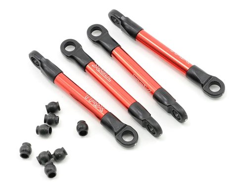 Traxxas 7018X Aluminum Push Rod Set (Red) (4)