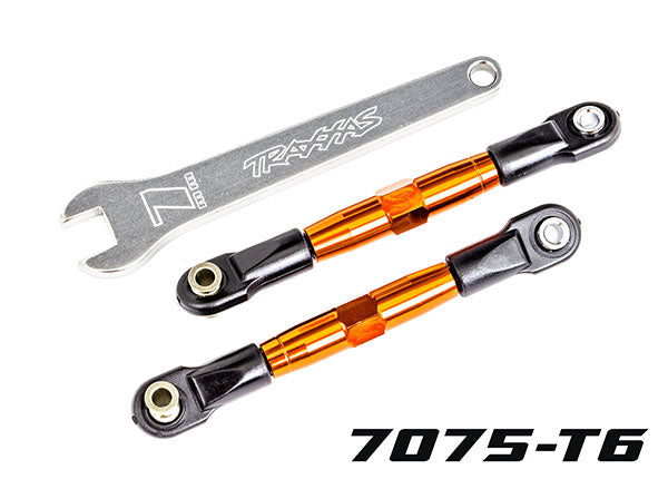 Traxxas 2445T orange-anodized toe links
