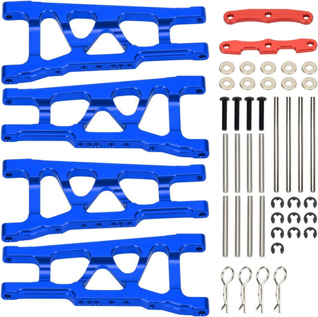 IRonManRc RUSTLER 4wd 4x4 Front & Rear Suspension Arms for Traxxas 1/10