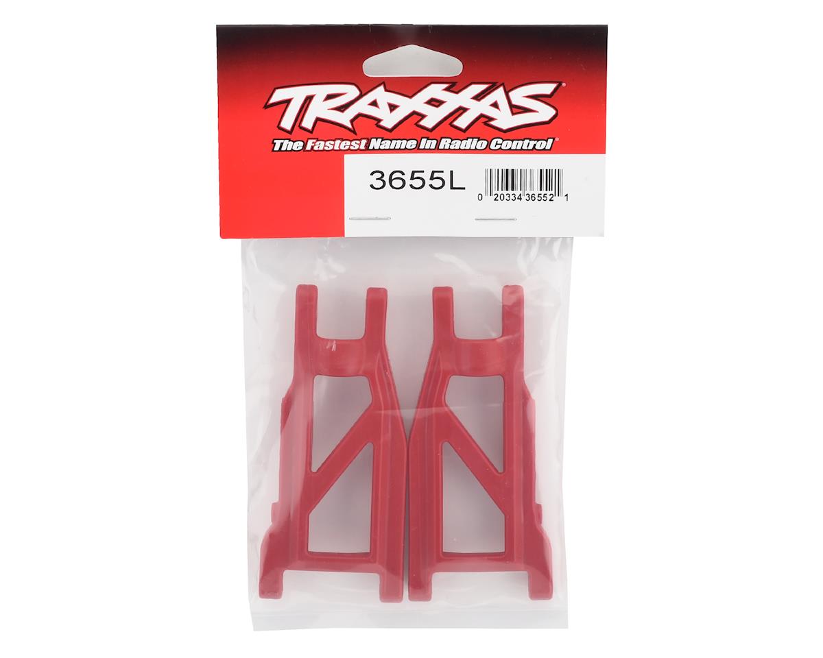 Traxxas 3655L Heavy Duty Suspension Arms (Red)