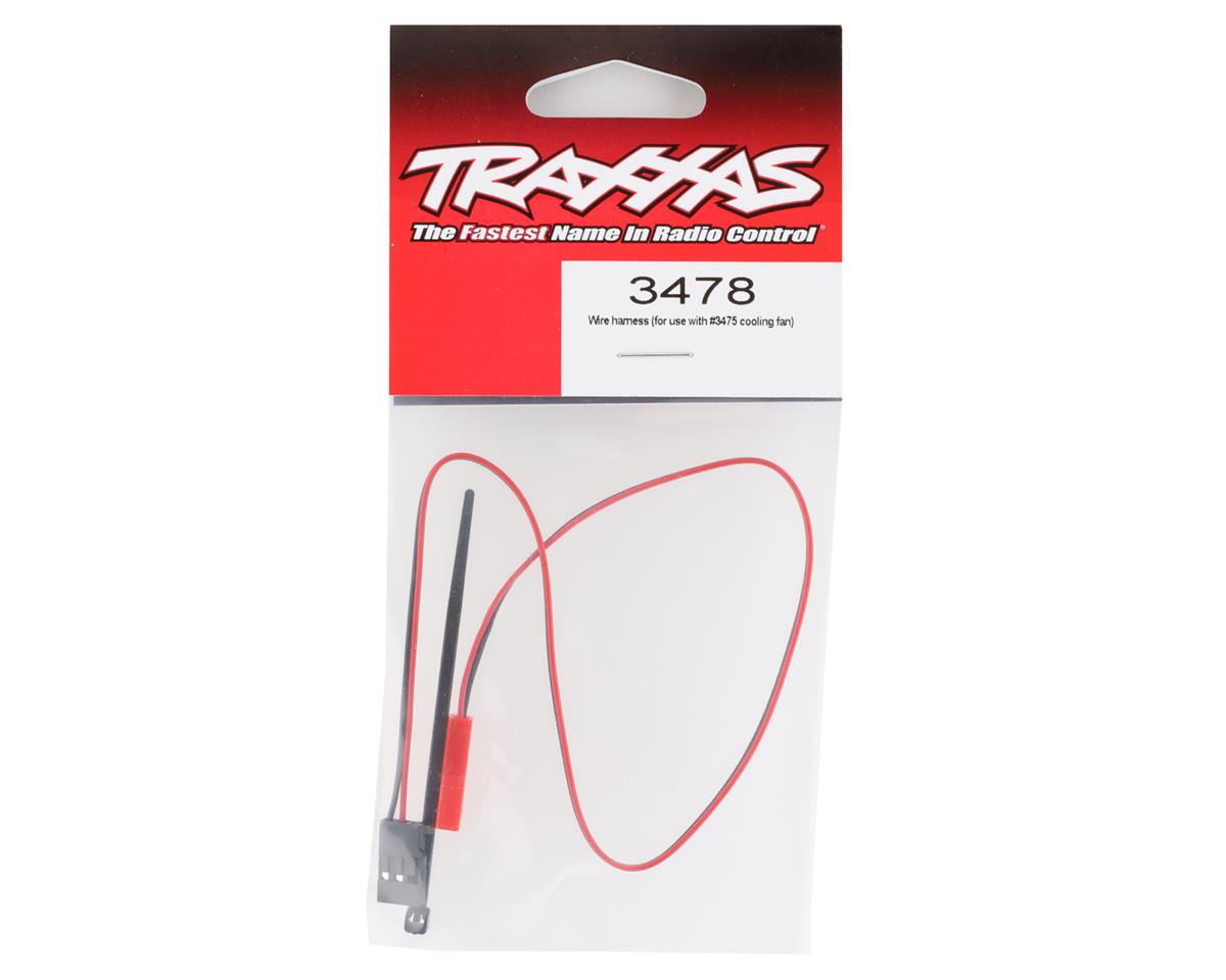 Arnés de cableado del ventilador de refrigeración para trineo Traxxas 3478