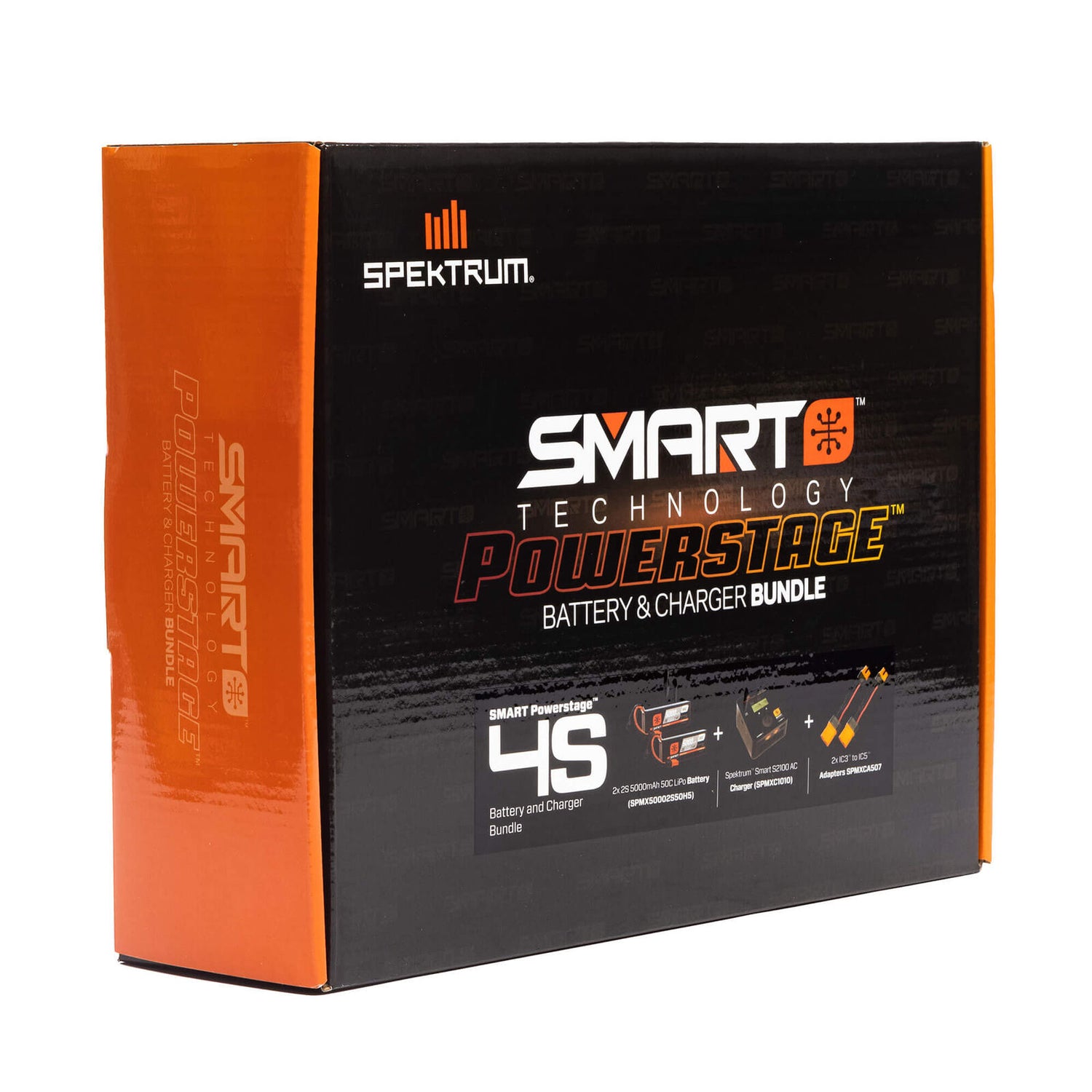 SPEKTRUM Smart Powerstage 4S Bundle 5000mAh 2S LiPo Battery (2) / S2100 Charger