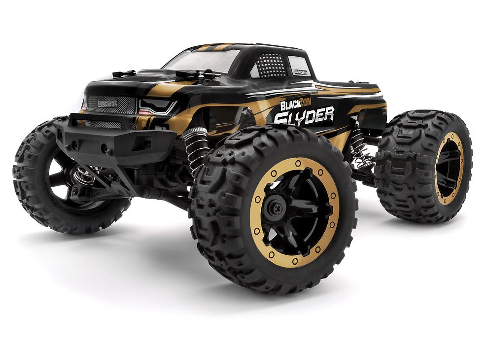 Black Zion Slyder BZN540101 1/16th RTR 4WD Electric Monster Truck - Gold