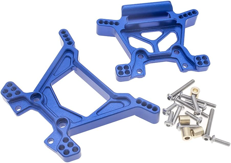 Tour d'amortisseur avant et arrière en alliage IRonManRc Traxxas 1/10 4WD Rustler 4X4 VXL