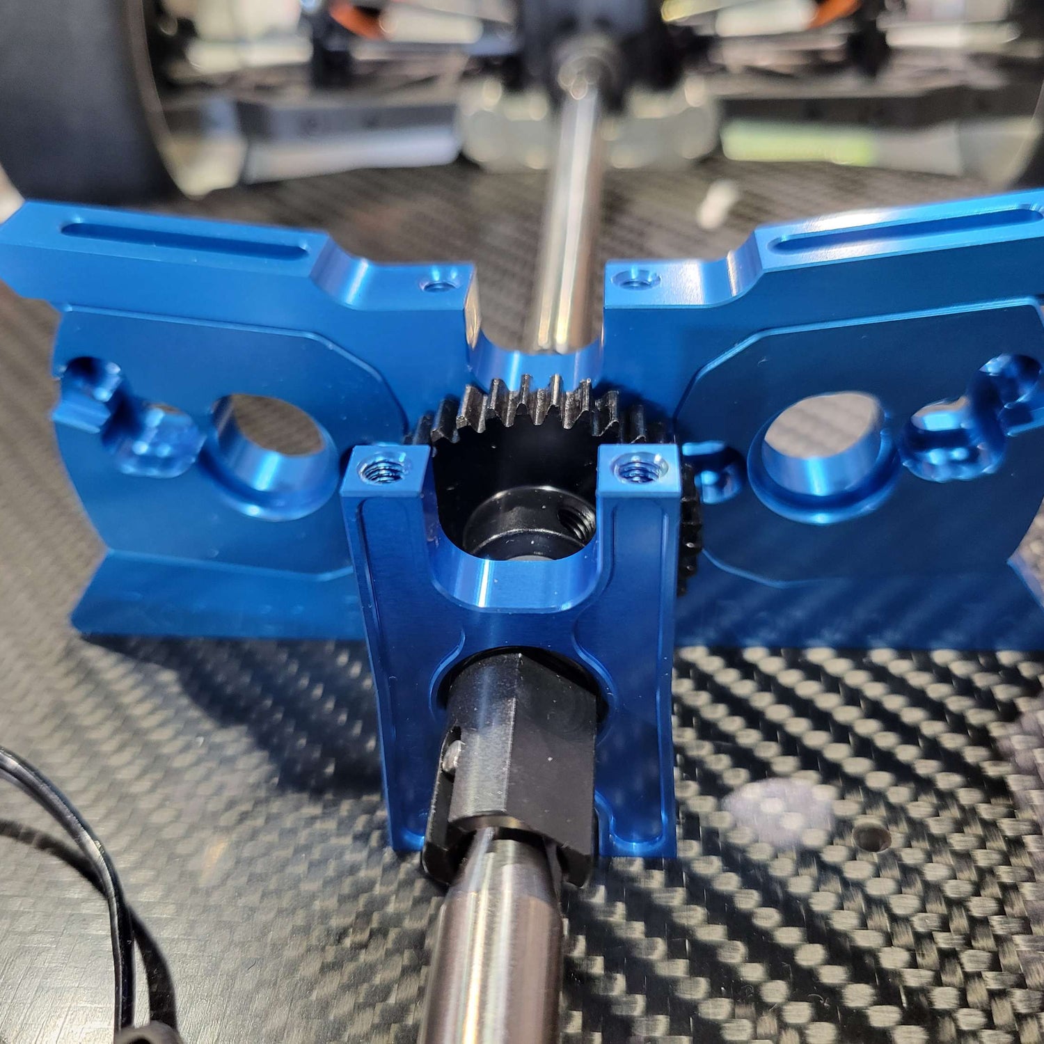 IronManRc HOBAO Blue GTB GT DOUBLE SUPPORT MOTEUR Moteurs 25 mm et 30 mm