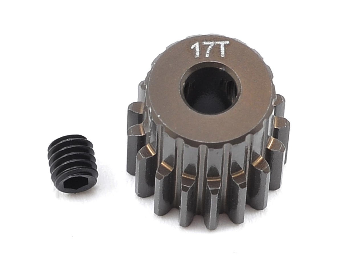 Team Associated ASC1335 Engranaje de piñón de aluminio 48P (diámetro de 3,17 mm) (17T)