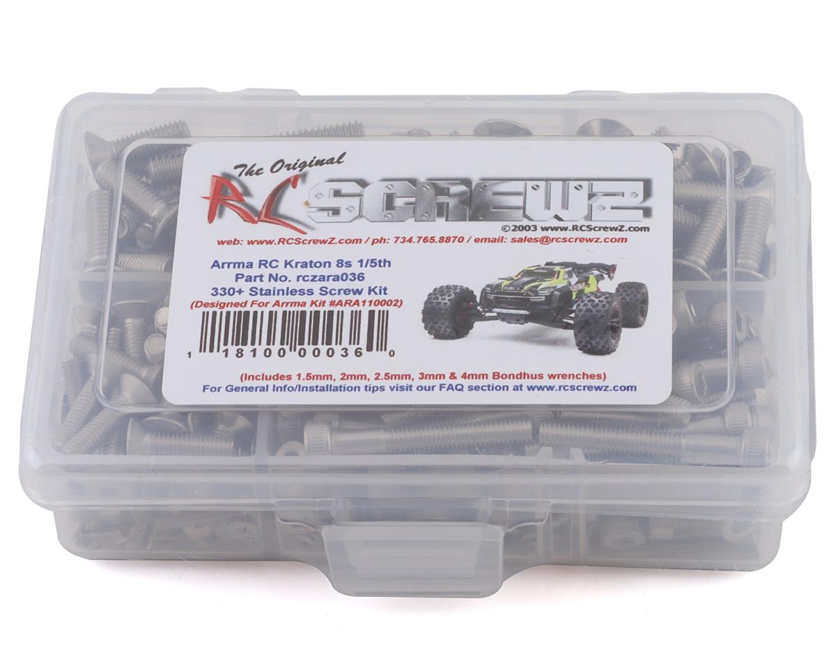 RC Screwz RCZARA036 Arrma Kraton 8S Stainless Steel Screw Kit
