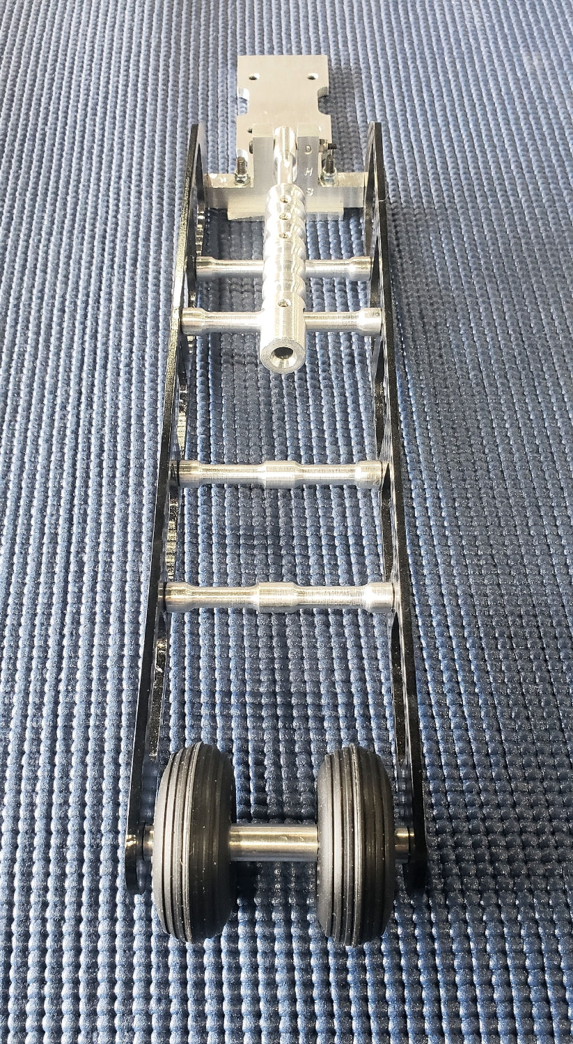 IRonManRc GTB GTLE Carbon Fiber 1/8 SCALE Drag Racing DUAL Wheelie Bar 12 inch Rail Style