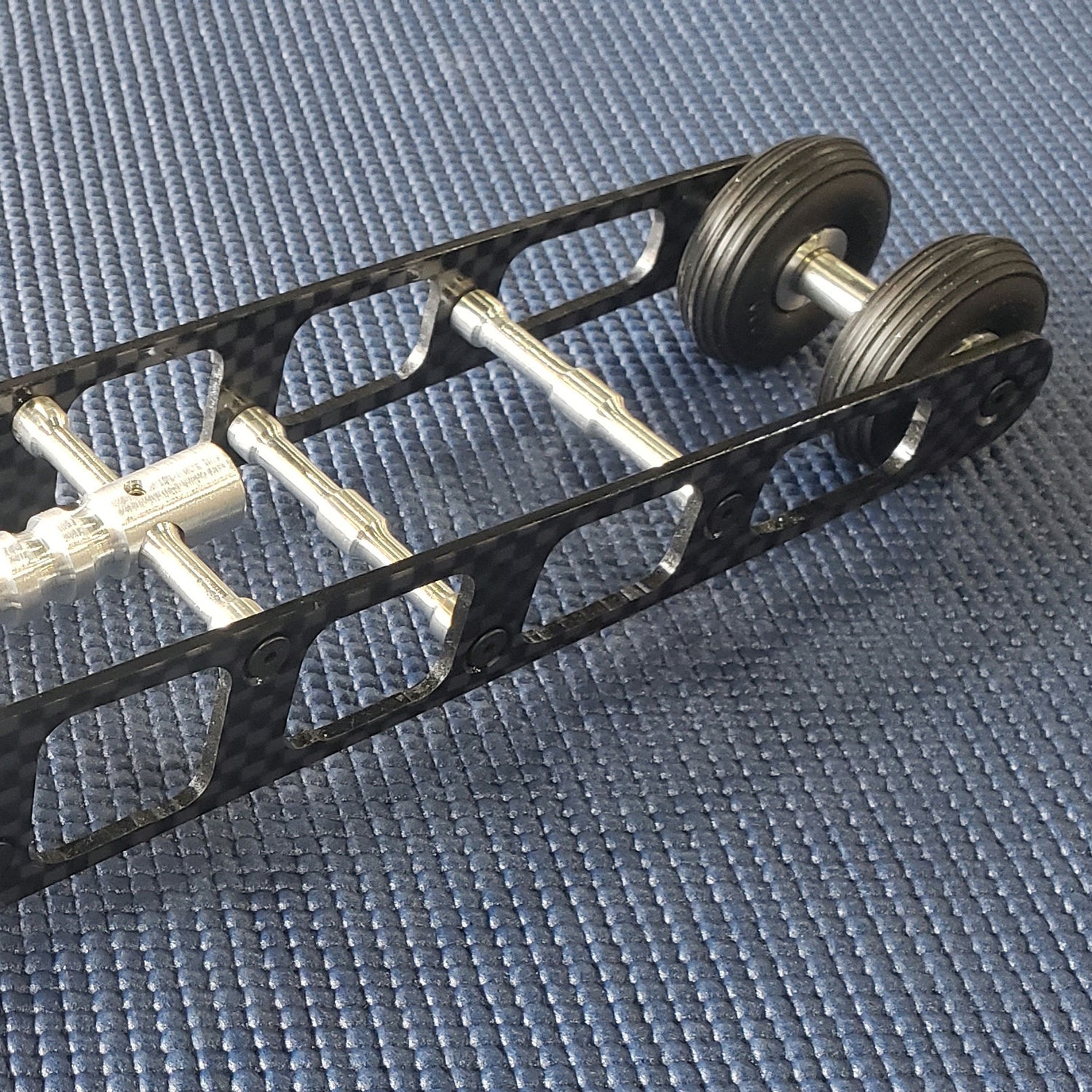 Hobao GTB/GTLE escala 1/8 Drag Racing DUAL Wheelie Bar 12 pulgadas estilo riel