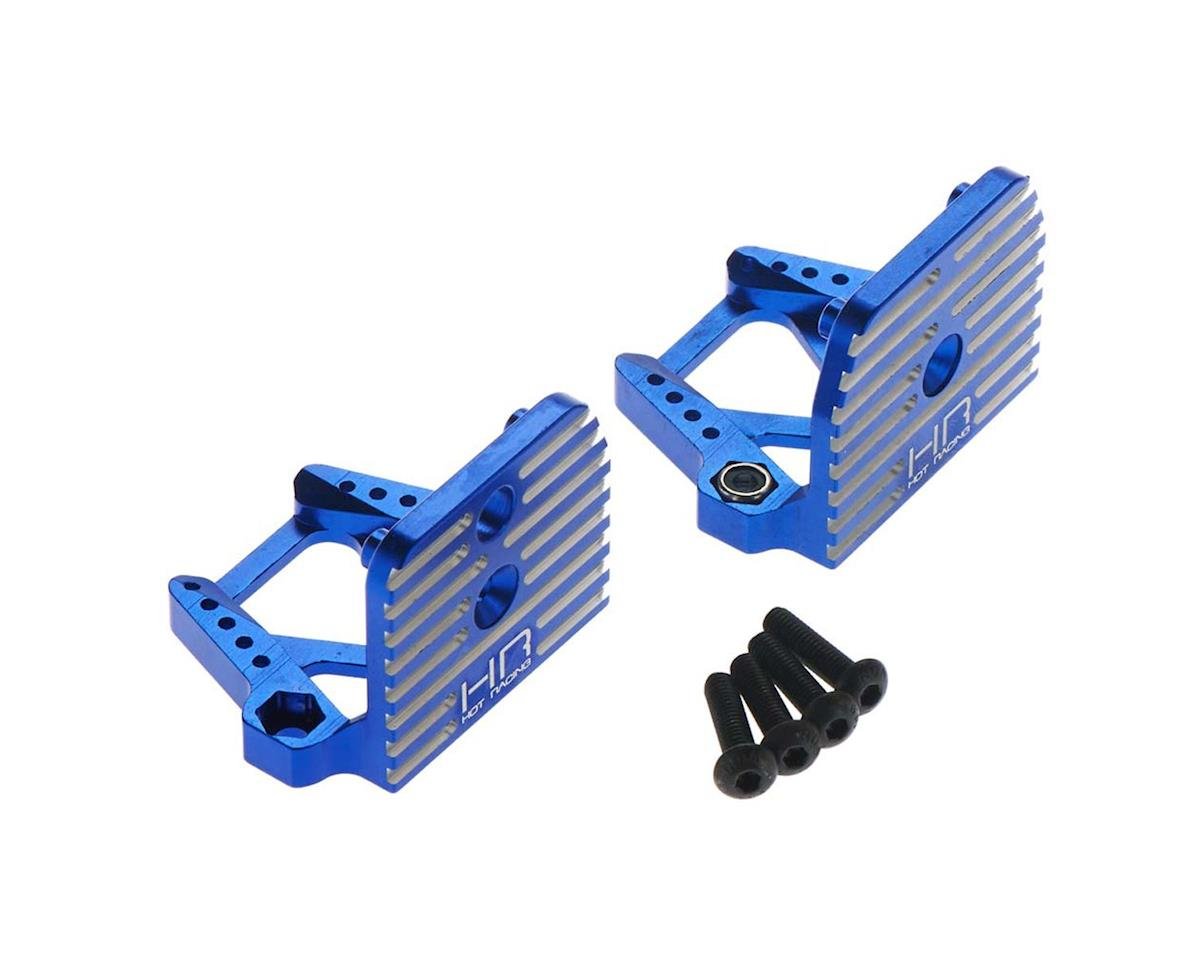 Hot Racing XMX38X06 Traxxas X-Maxx Soporte de motor de aluminio (azul)