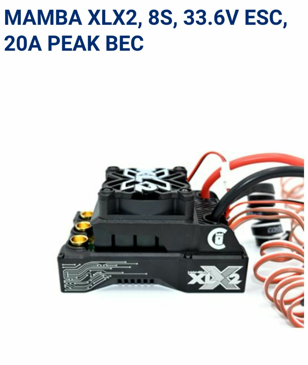 Castle Creations Mamba XLX2 8S 33.6V ESC 20A Peak BEC XLX 2 Speed Control