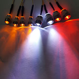 IslandHobbynut LIGHT KIT 16 - 2x RED 8mm LED 2x WHITE 8mm LED 4x YELLOW 5mm LED