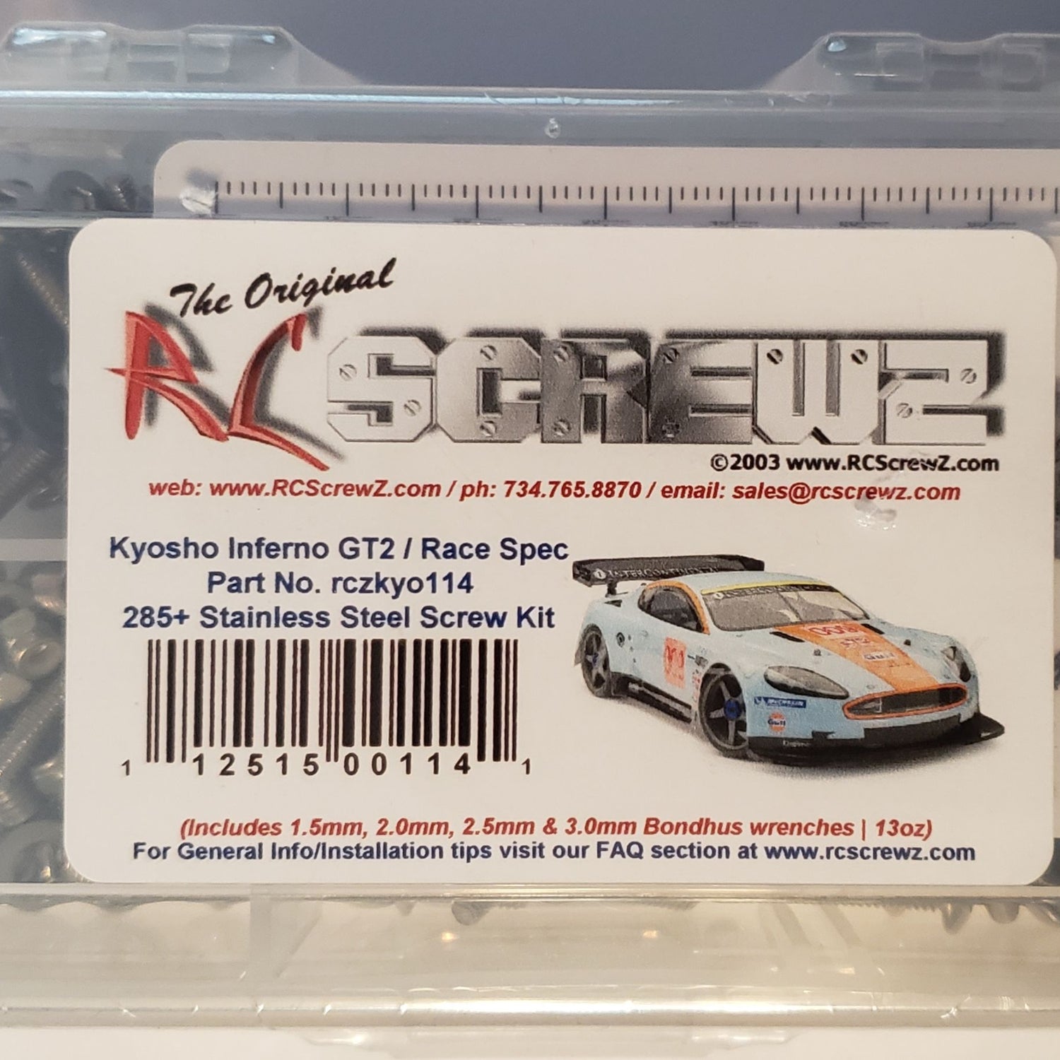 Ofna Ultra GTP 2e (eléctrico) Tornillería ACERO INOXIDABLE