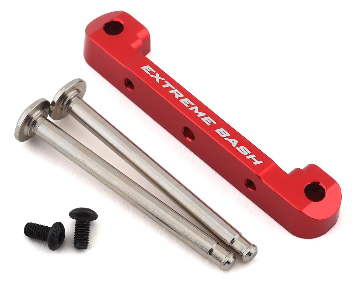 Arrma ARA330659 EXB Support de suspension supérieur avant en aluminium (rouge)