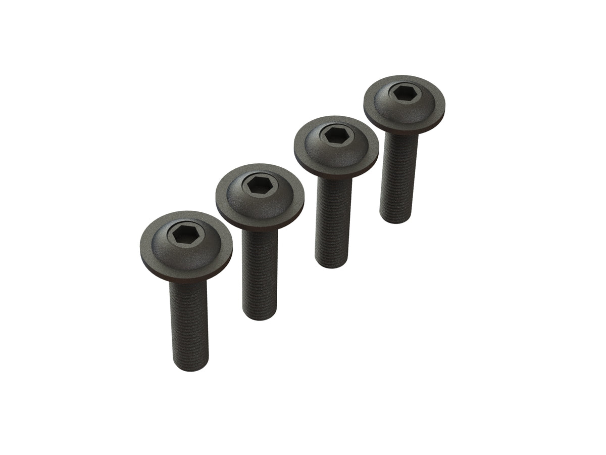 Arrma ARA727412 Vis à tête bouton à bride 4 x 14 mm (4)