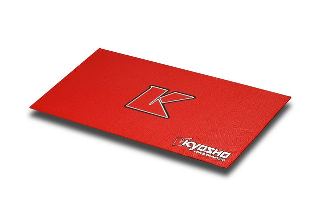 KYOSHO KYOKA30005R Kyosho Big K 2.0 Tapis de fosse rouge 24"x48"